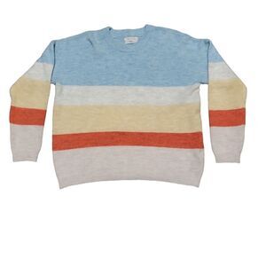 Urban Outfitters Alexi Womens Striped Wool Blend Colorful longsleeve Sweater